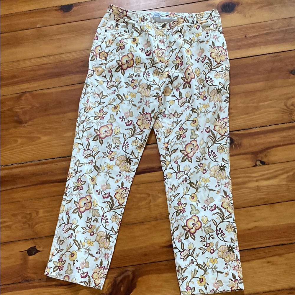 Floral Patterned Pants